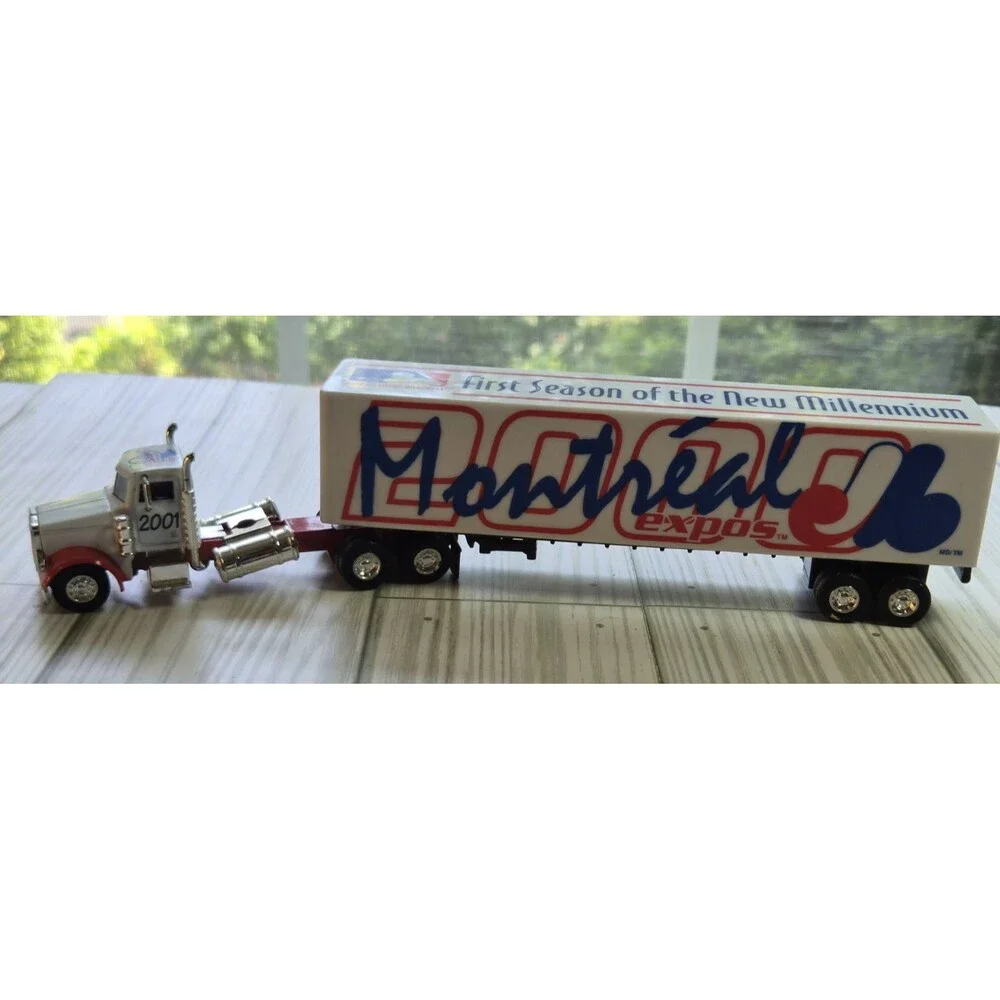 Vintage Montreal Expos MLB Semi Truck 1:80 Diecast Upper Deck Promo Millennium